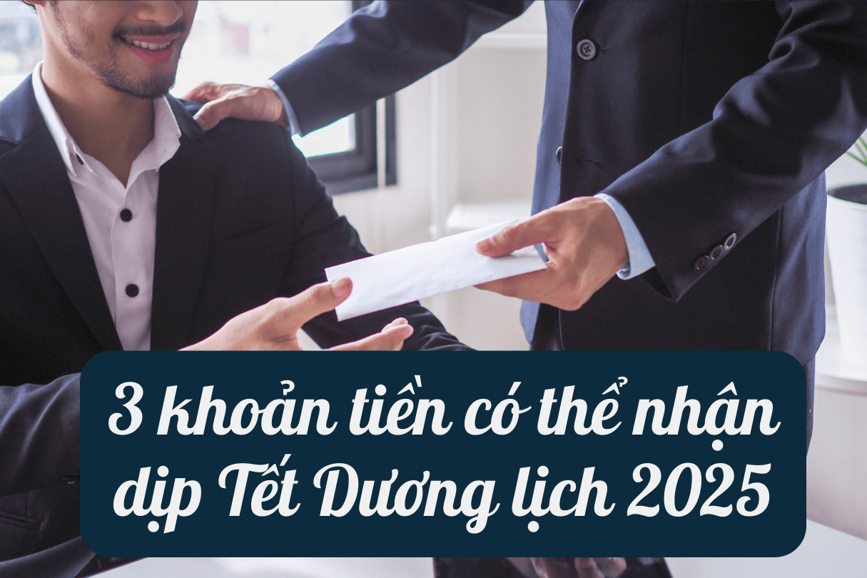 tiền thưởng Tết Dương lịch 2025