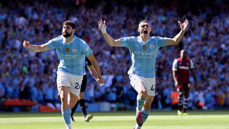 Man City vs. West Ham final score, result, stat as Foden and Rodri fire Guardiola's men to record fourth-straight title Premier League title | Sporting News Canada