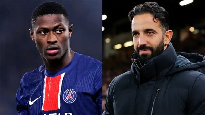 Hậu vệ trái Nuno Mendes của PSG 