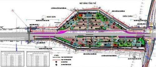 Thiết kế Trạm dừng nghỉ cao tốc Bắc - Nam đoạn Nghi Sơn- Diễn Châu tại xã Diễn Quảng và Diễn Hạnh. Ảnh tư liệu internet