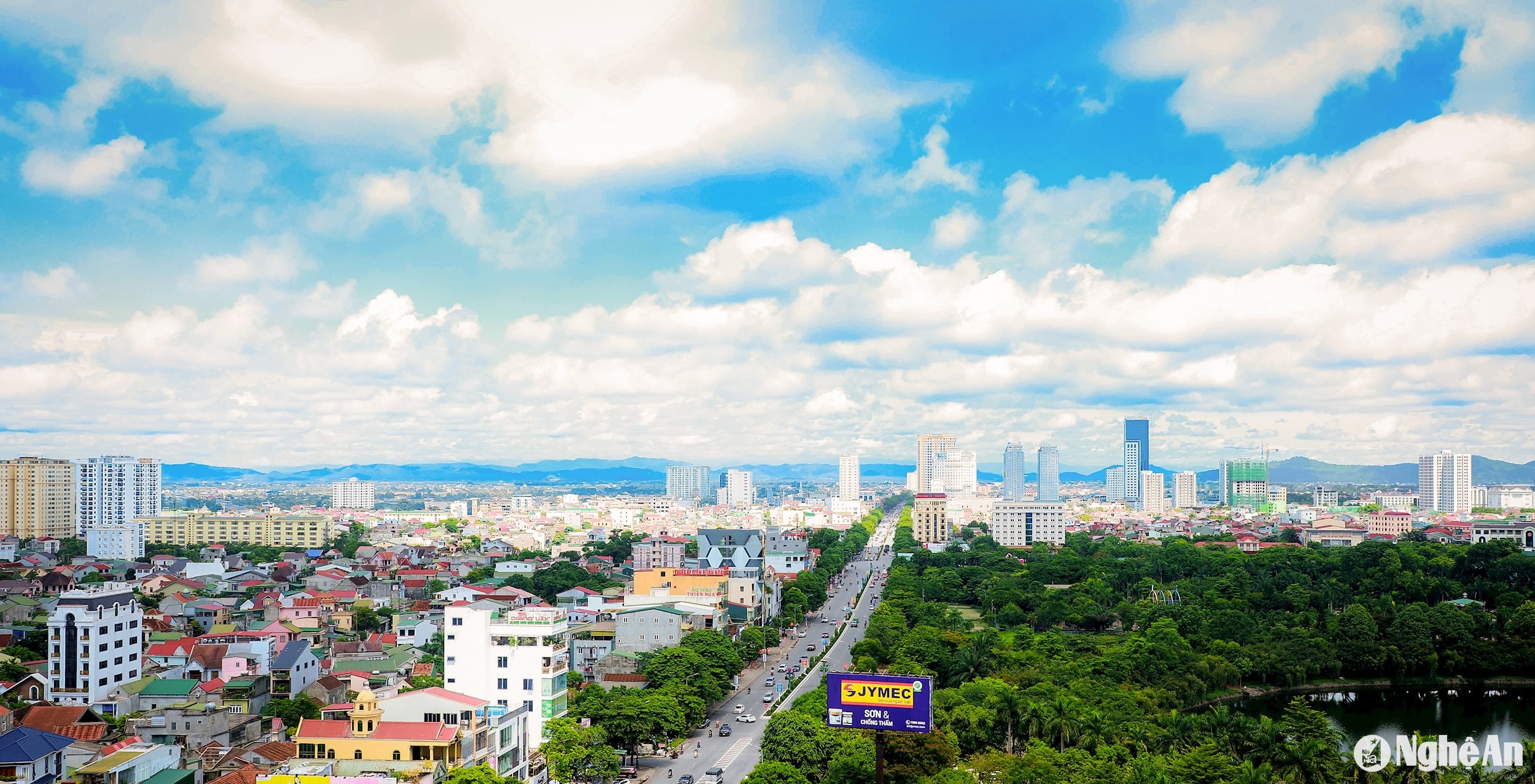 Toàn cảnh khu vực trung tâm TP. Vinh Ảnh Thành Duy