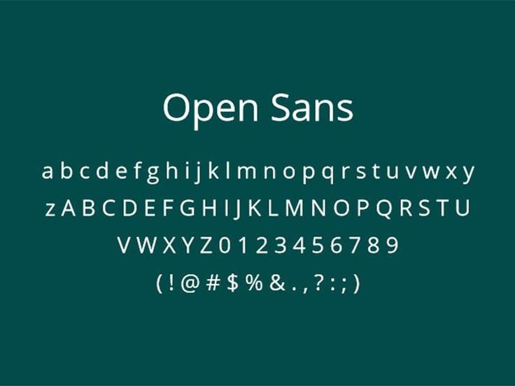 Font chữ Open Sans Serif Việt hóa - Fonts Chữ Đẹp