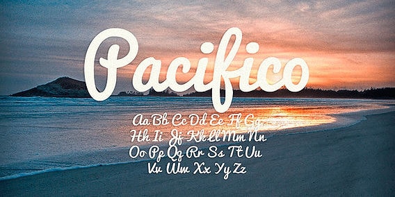 Download Font iCiel Pacifico Việt Hóa