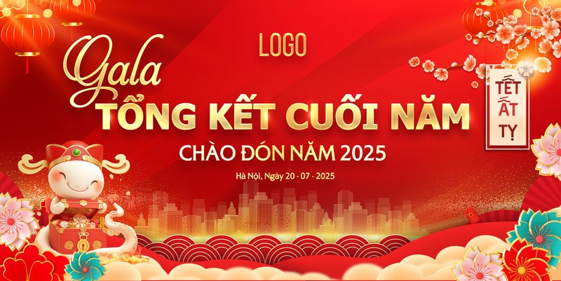 gala tổng kết cuối năm chúc mừng năm mới 2025 năm ất tỵ