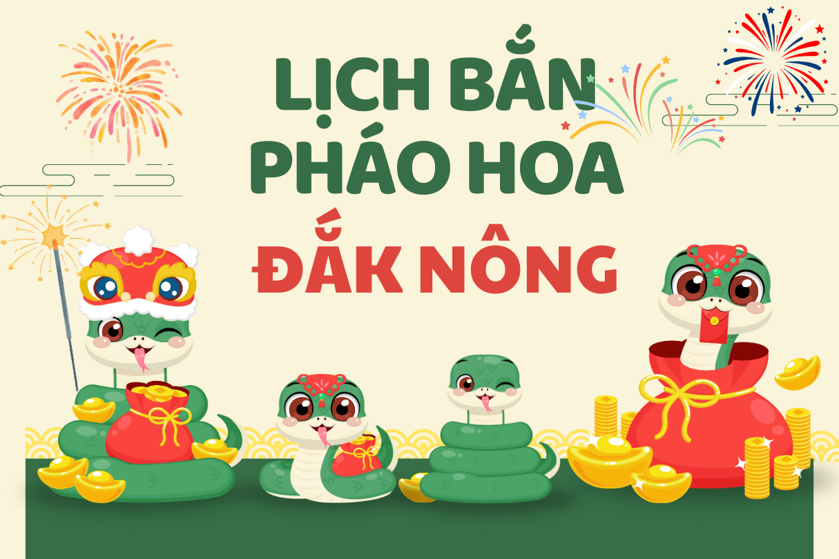 Lịch bắn pháo hoa tết Âm lịch Ất Tỵ 2025