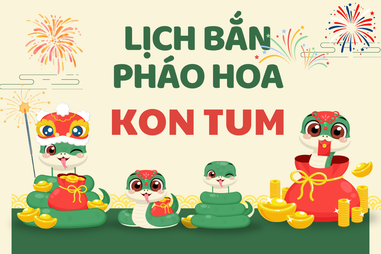 Lịch bắn pháo hoa tết Âm lịch Ất Tỵ 2025