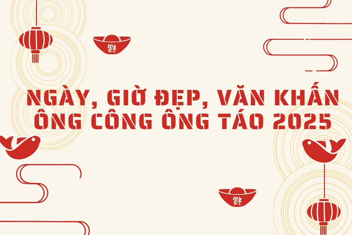 Văn khấn ông Công ông Táo 2025