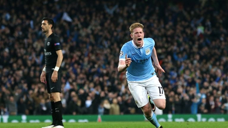 Man City 1-0 PSG (Agg: 3-2): Kevin De Bruyne strike gives City unprecedented semi-final spot | Football News | Sky Sports