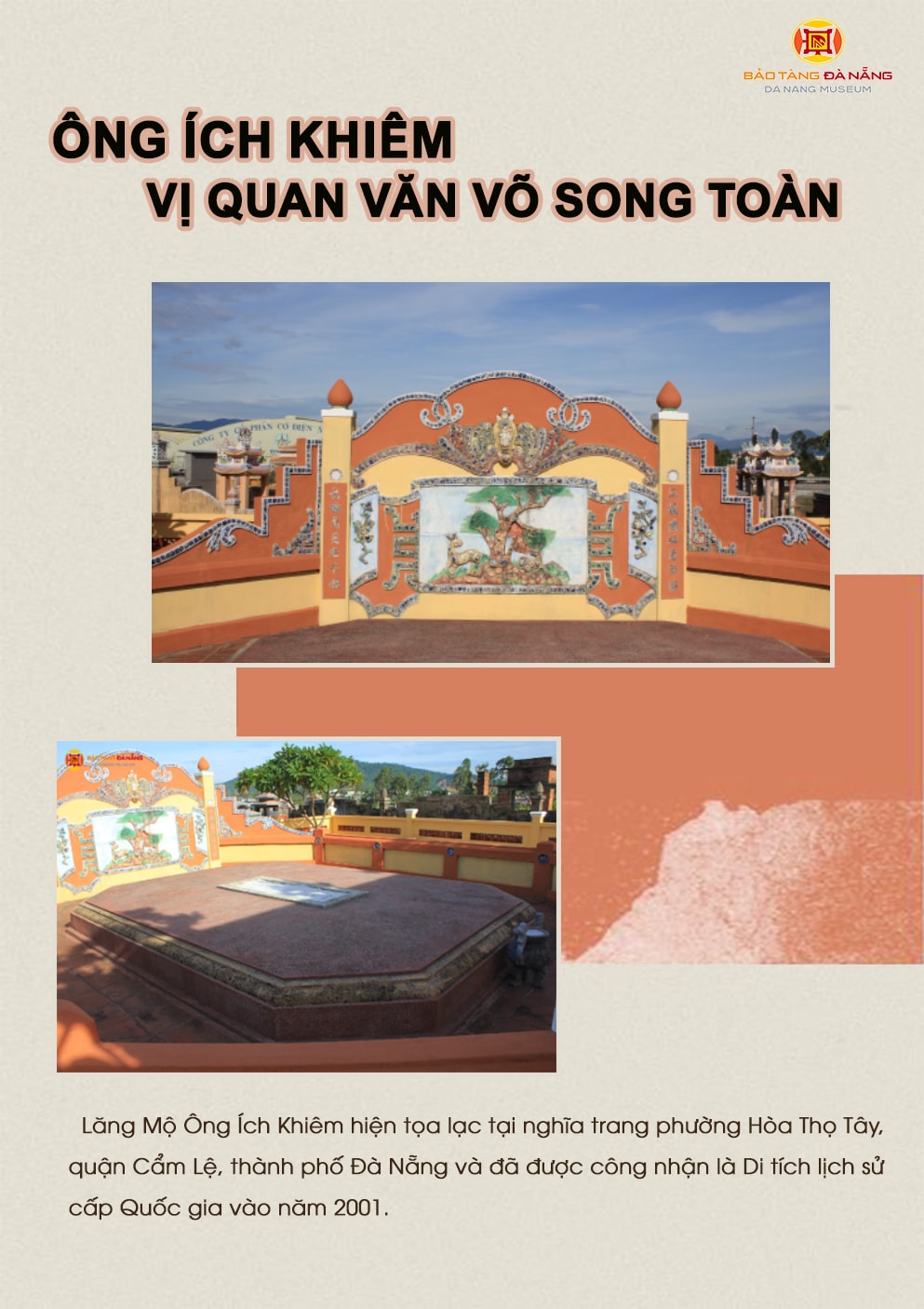 ÔNG ÍCH KHIÊM – VỊ QUAN VĂN VÕ SONG TOÀN - Bảo tàng Đà Nẵng