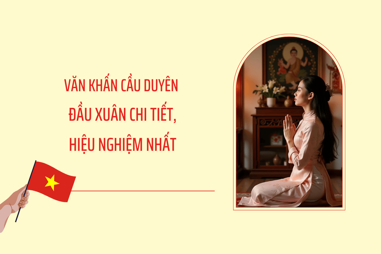 Văn khấn cầu duyên đầu xuân chi tiết, hiệu nghiệm nhất