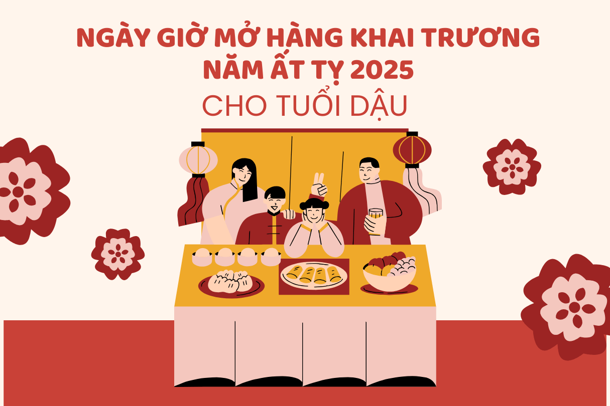 Ngày giờ mở hàng khai trương năm Ất Tỵ 2025