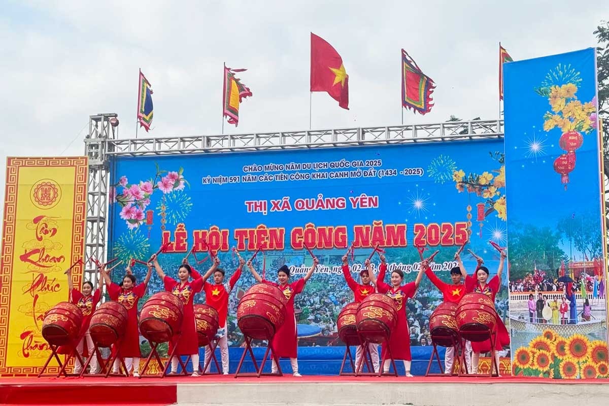 Lễ hội Tiên Công, tôn vinh 591 năm mở đất Hà Nam, Quảng Ninh