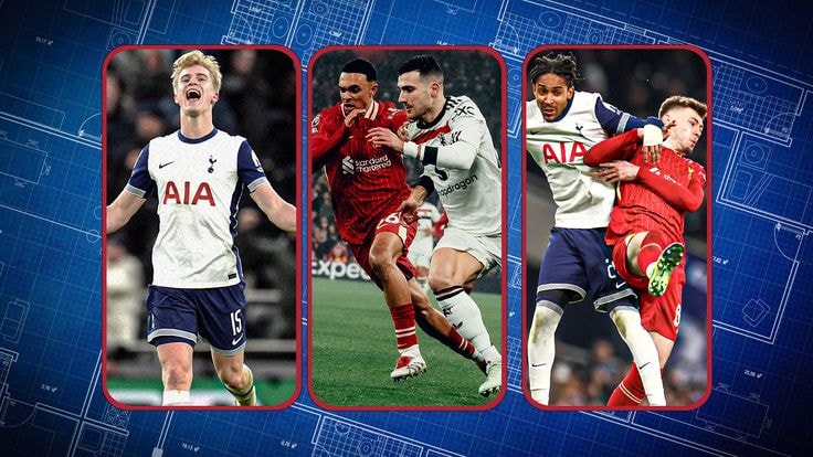 Liverpool vs Tottenham: Ange Postecoglou must carefully target Reds' few weaknesses if Spurs are to reach Carabao Cup final | Football News | Sky Sports