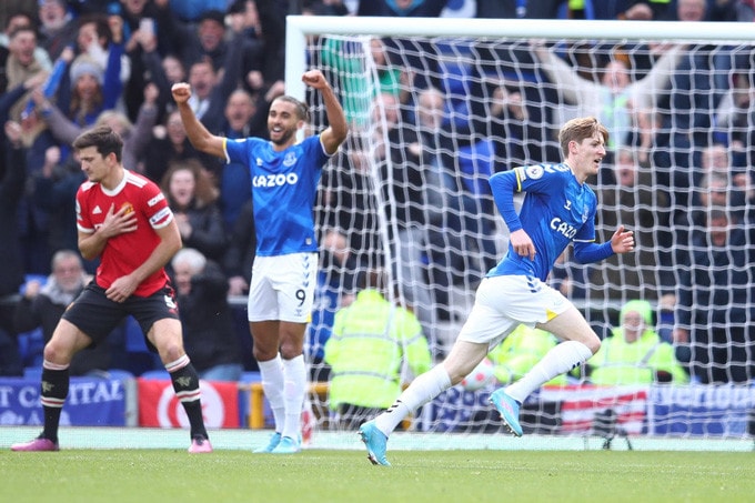 Kết quả Everton 1-0 MU: Quỷ đỏ xa dần vé Champions League | Báo Hà Tĩnh - Tin tức Hà Tĩnh mới nhất, tin nhanh Hà Tĩnh 24h