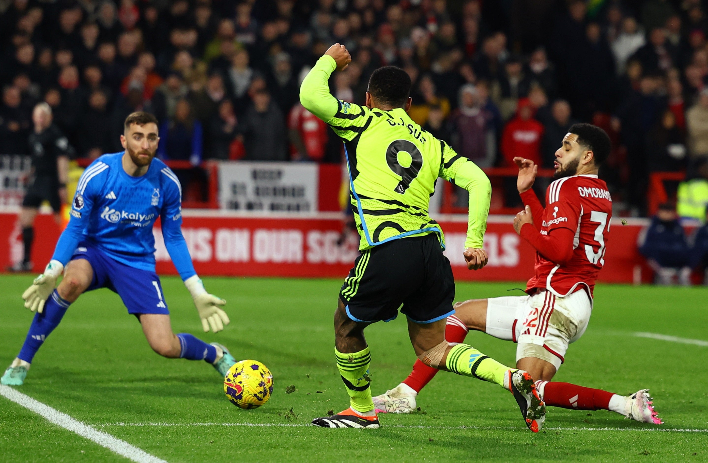 Nottingham Forest vs Arsenal LIVE: Premier League result and final score after Bukayo Saka and Gabriel Jesus goals | The Independent