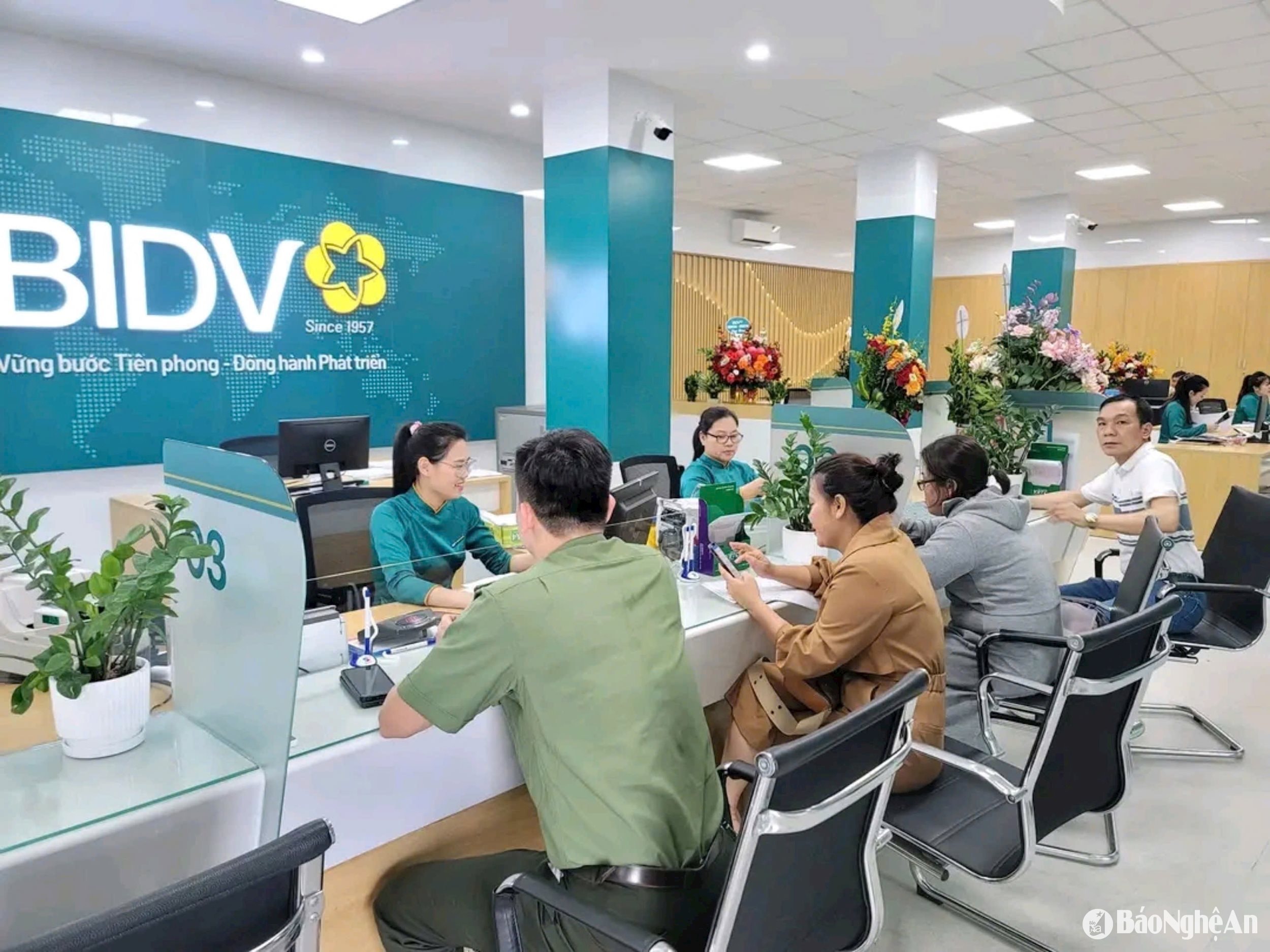 giao dịch tại BIDV nghệ an