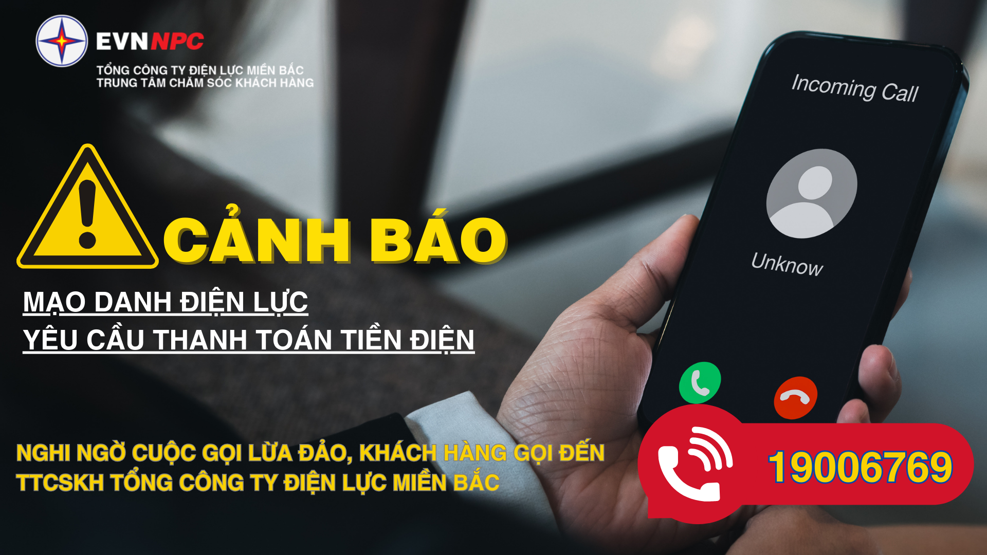 Ngành Điện lực khuyến cáo người dân cảnh giác với các đối tượng lừa đảo.