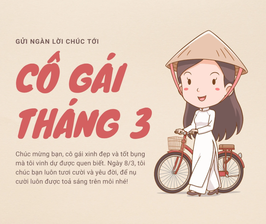 Lời chúc Ngày Quốc tế Phụ nữ 8/3