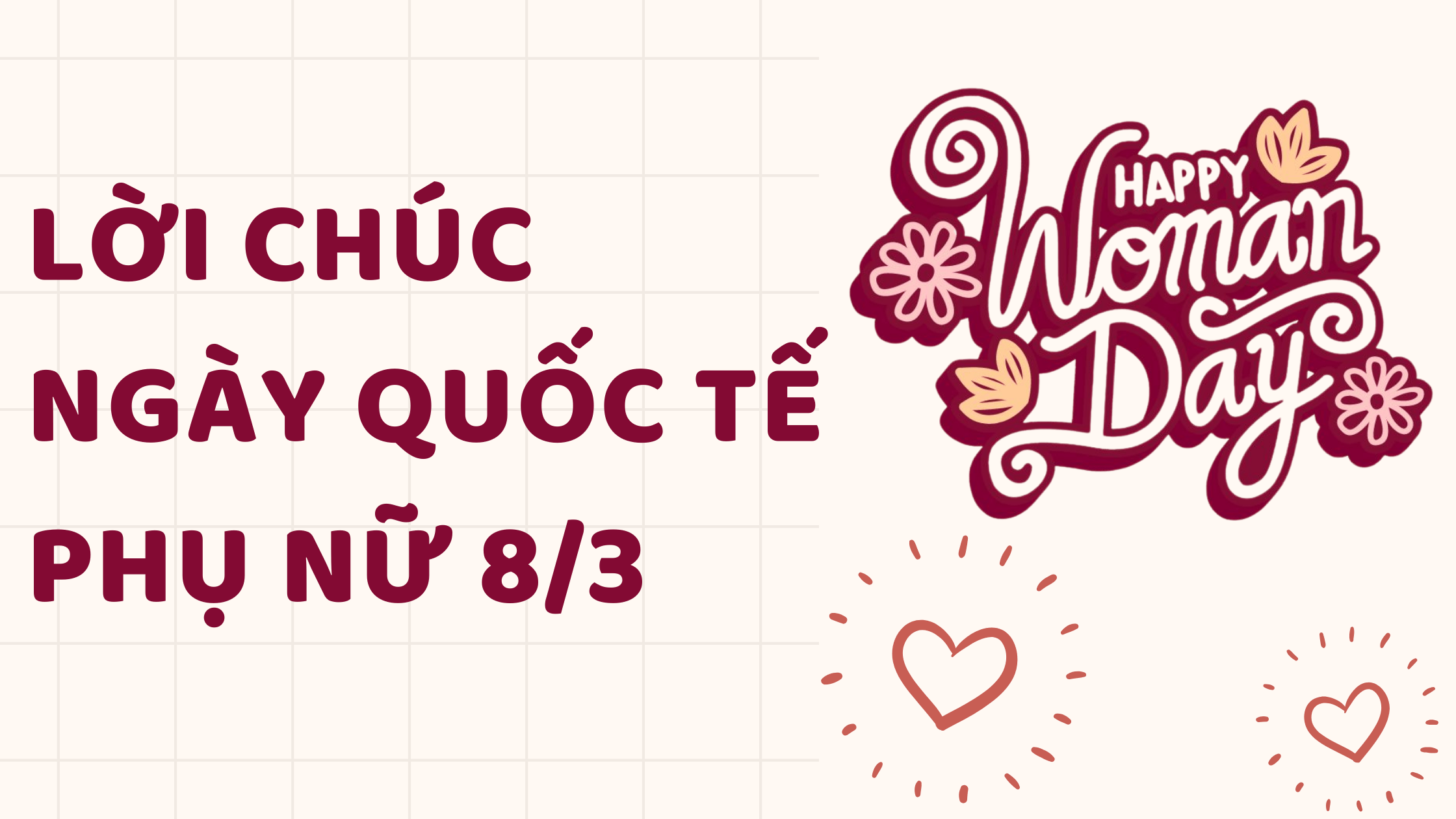 Lời chúc Ngày Quốc tế Phụ nữ 8/3