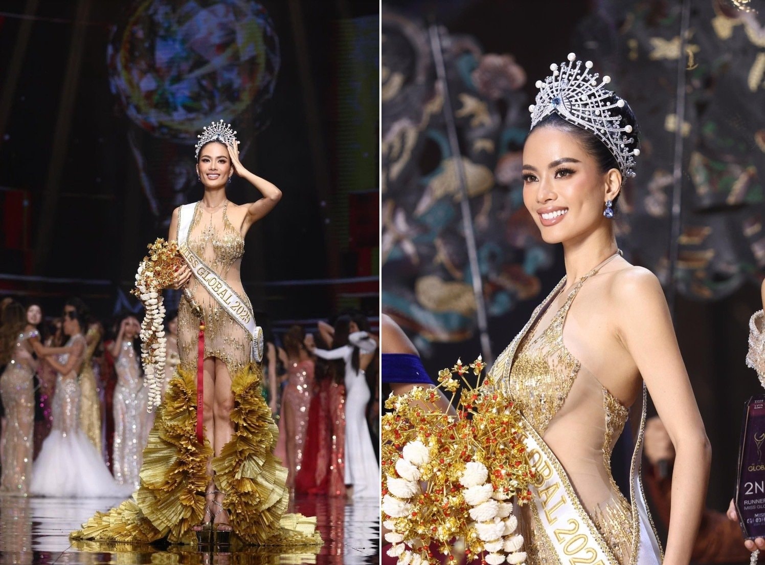 Nguyễn Đình Như Vân đăng quang Miss Global 2025.