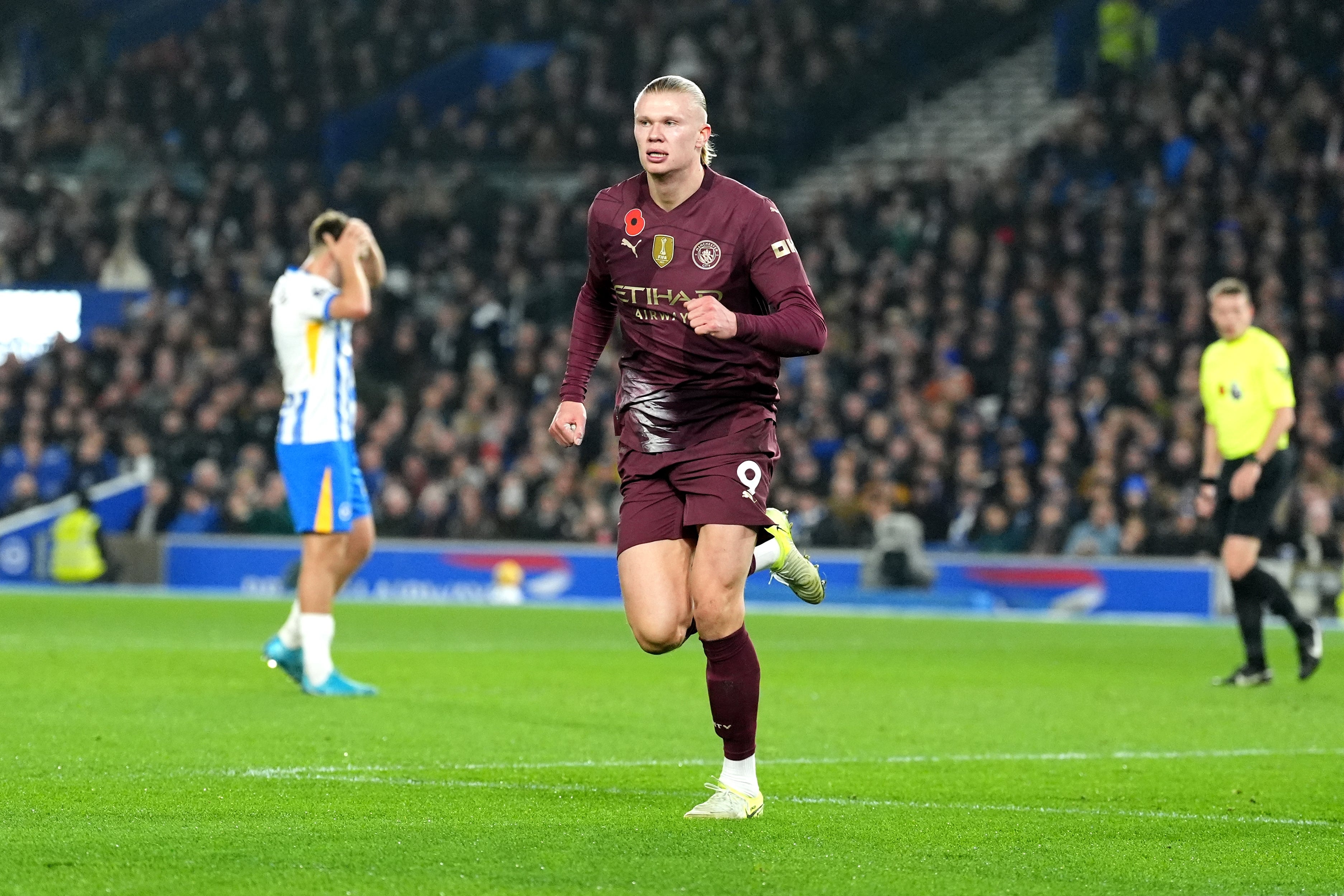 Brighton vs Man City LIVE: Premier League score and updates from Amex Stadium as Haaland nets opener | The Independent