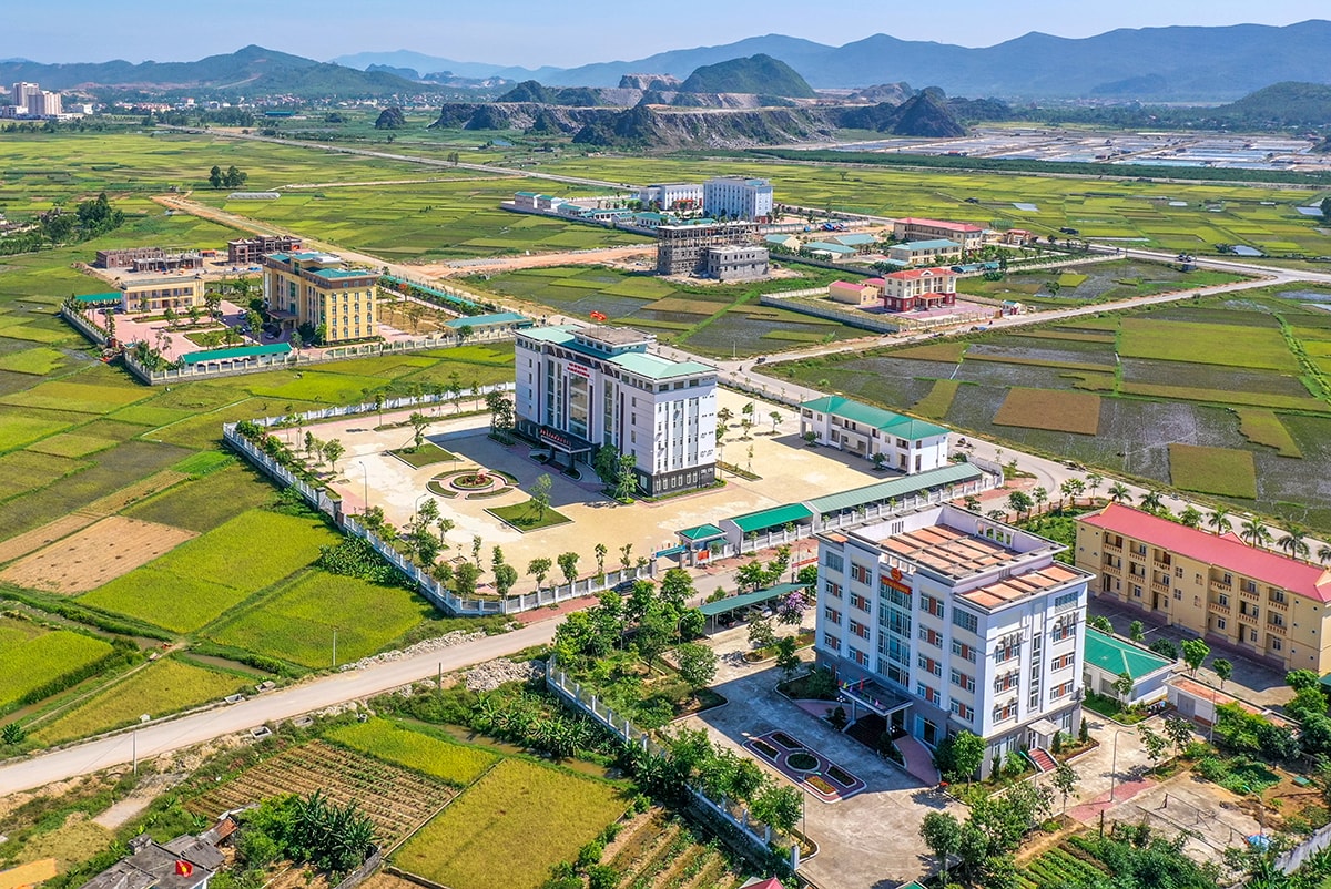 Một góc trung tâm Thị xã Hoàng Mai. Ảnh: Tư liệu