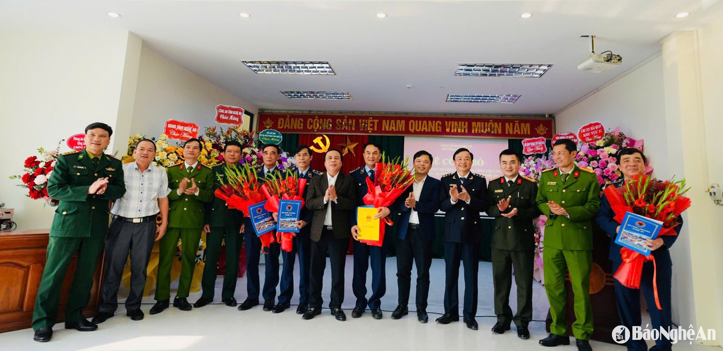 Sở Công Thương Nghệ An công bố quyết định thành lập Chi cục Quản lý thị trường