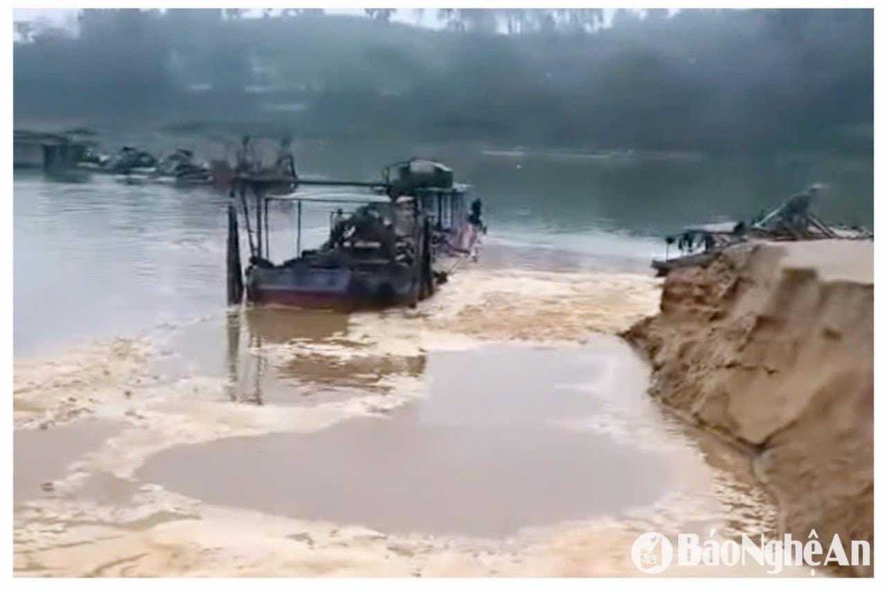 Công ty khai thác cát ở Thanh Chương đề nghị trả lại 2,65ha mỏ cát xã Đồng Văn