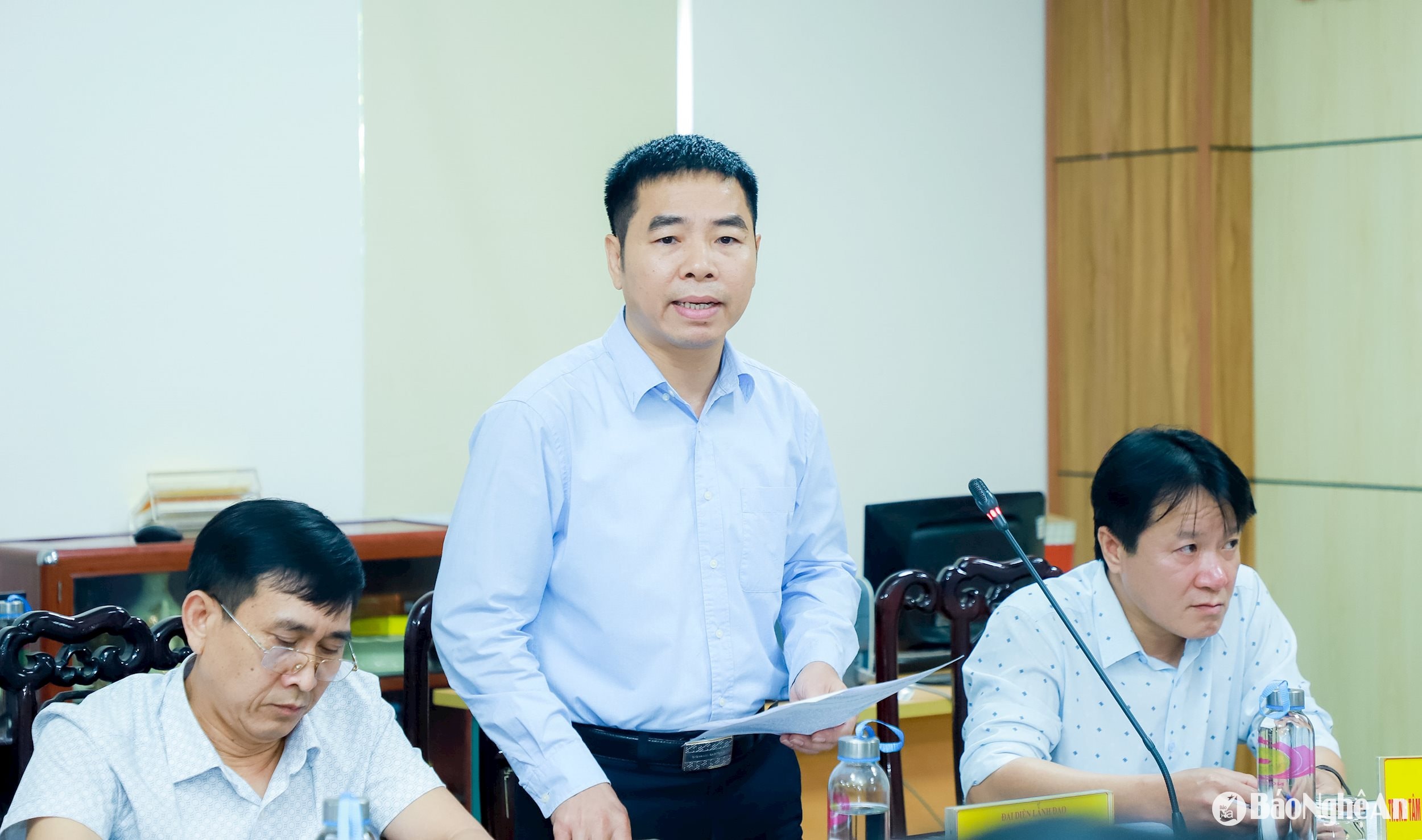 Chủ tịch UBND thị xã Thái Hòa Nguyễn Công Hoan