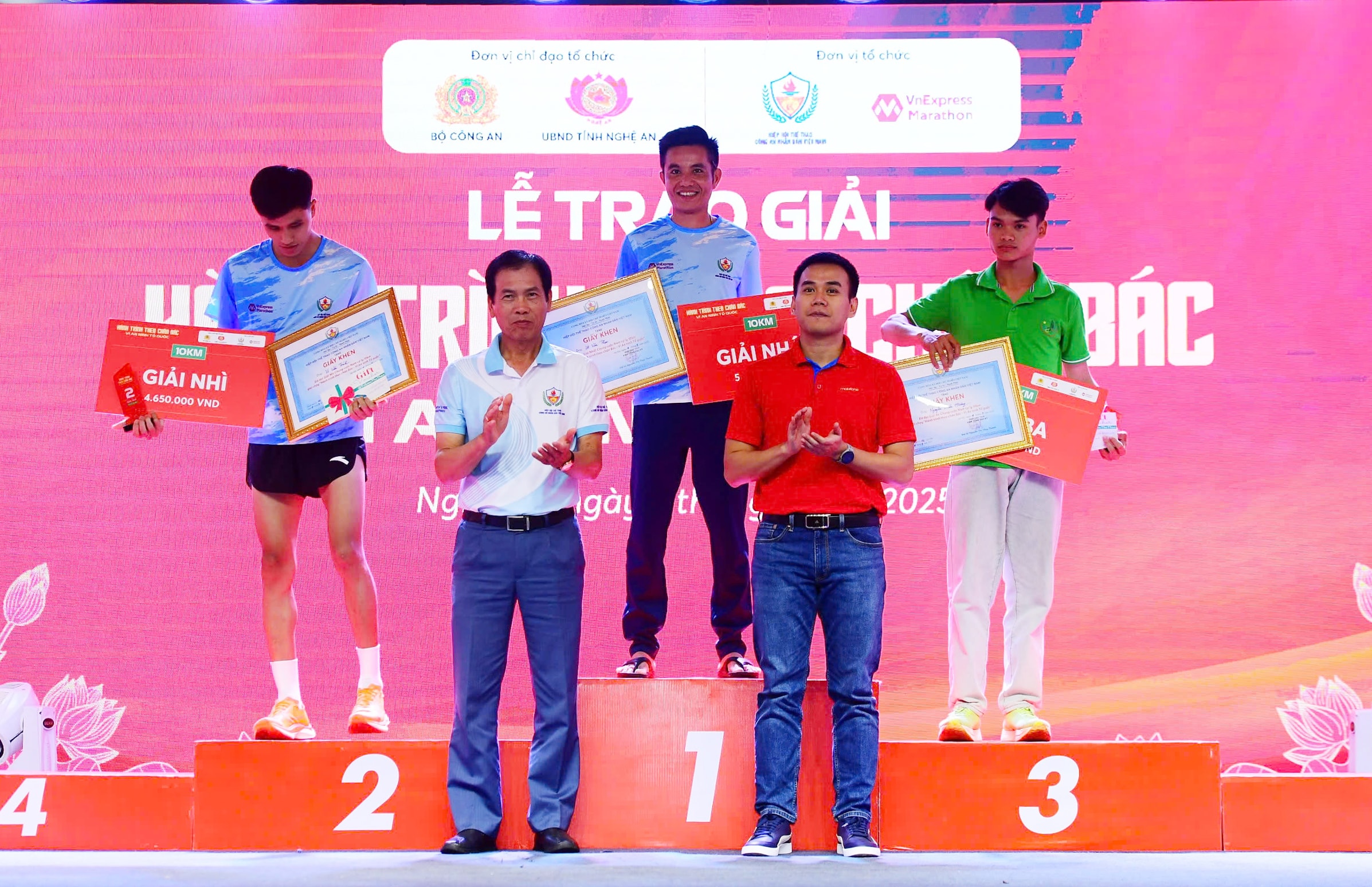 giải nhất 10km nam