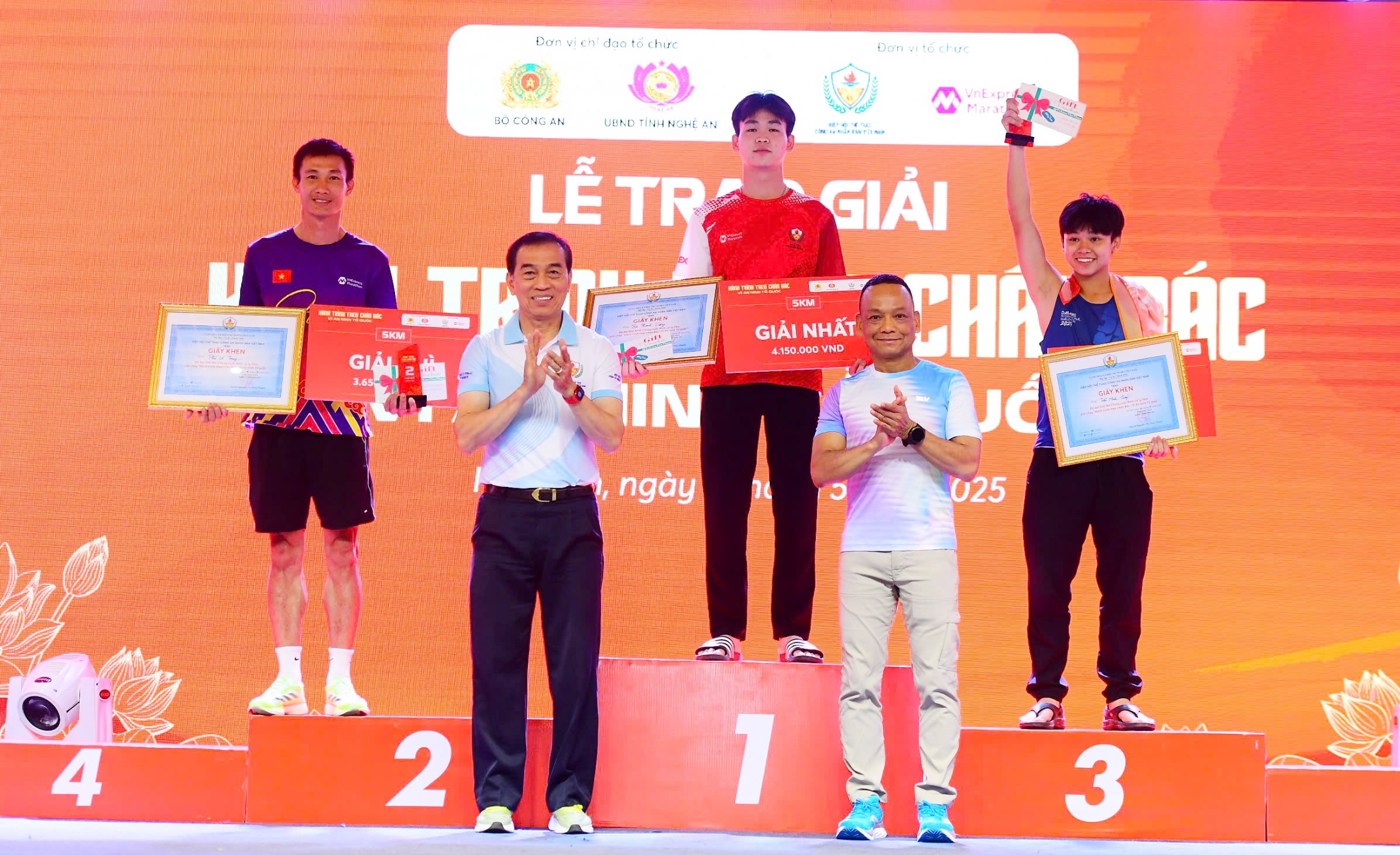 giải nhất 5km nam