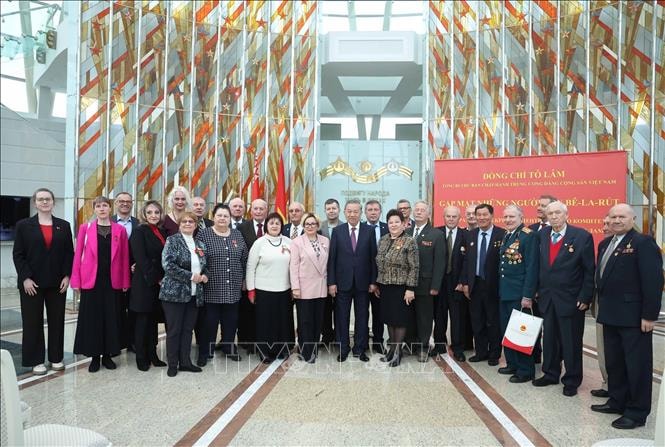 Tổng Bí thư Tô Lâm: Vun đắp tình hữu nghị Việt Nam-Belarus ngày càng bền chặt- Ảnh 3. Tổng Bí thư Tô Lâm: Vun đắp tình hữu nghị Việt Nam-Belarus ngày càng bền chặt- Ảnh 3.