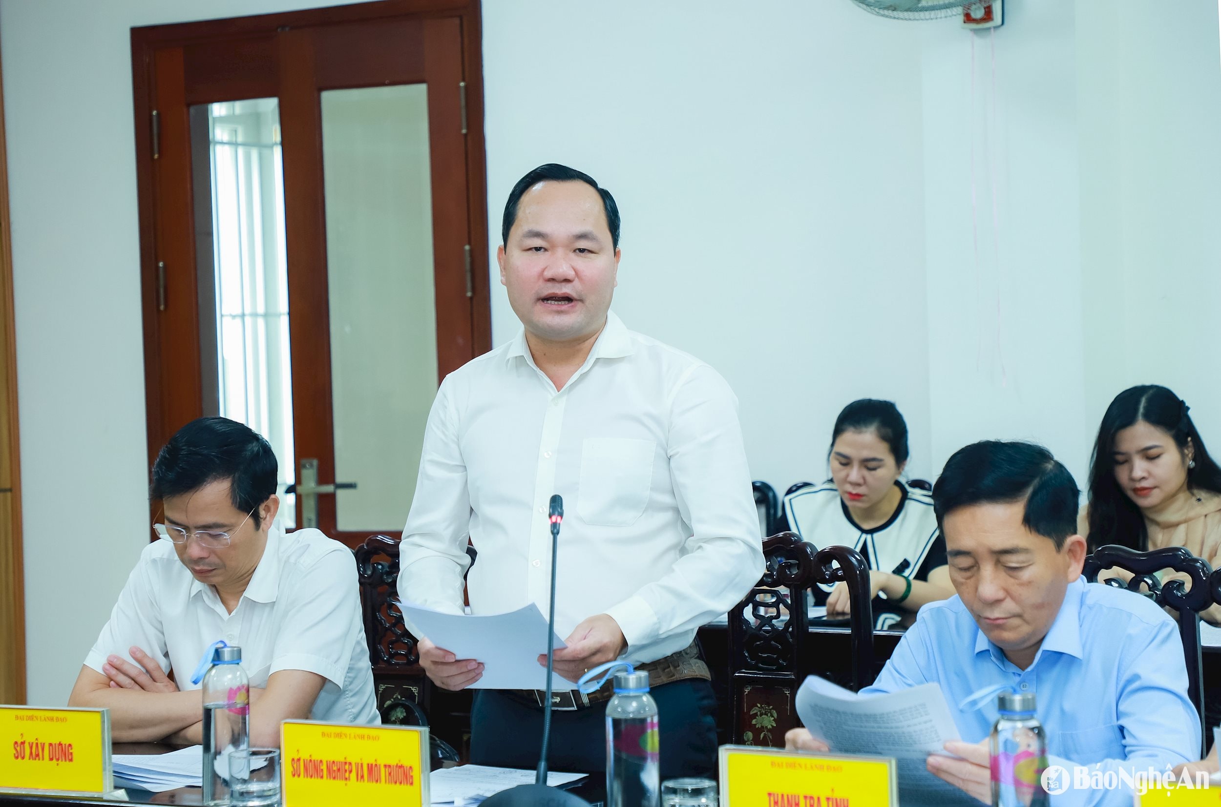 Giám đốc Sở Nông nghiệp và Môi trường Hoàng Quốc Việt