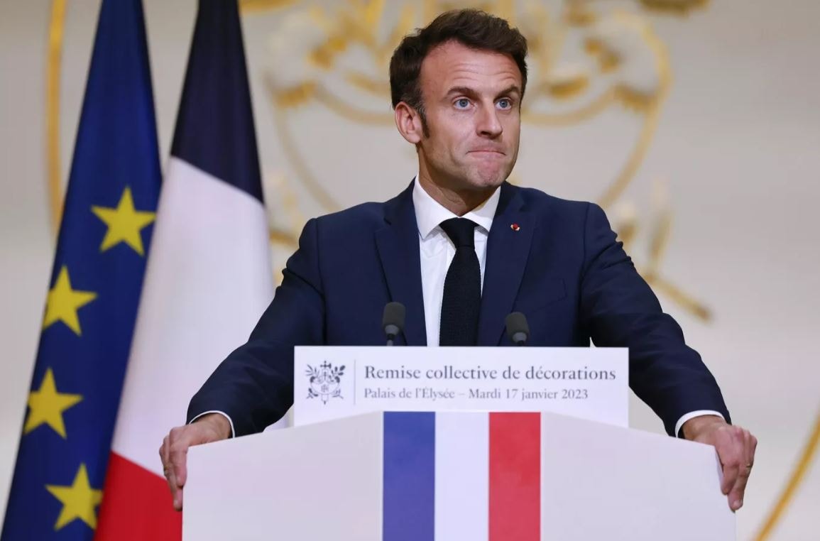 tổng thống macron nói không có pháp lý để tịch thu tài sản của nga