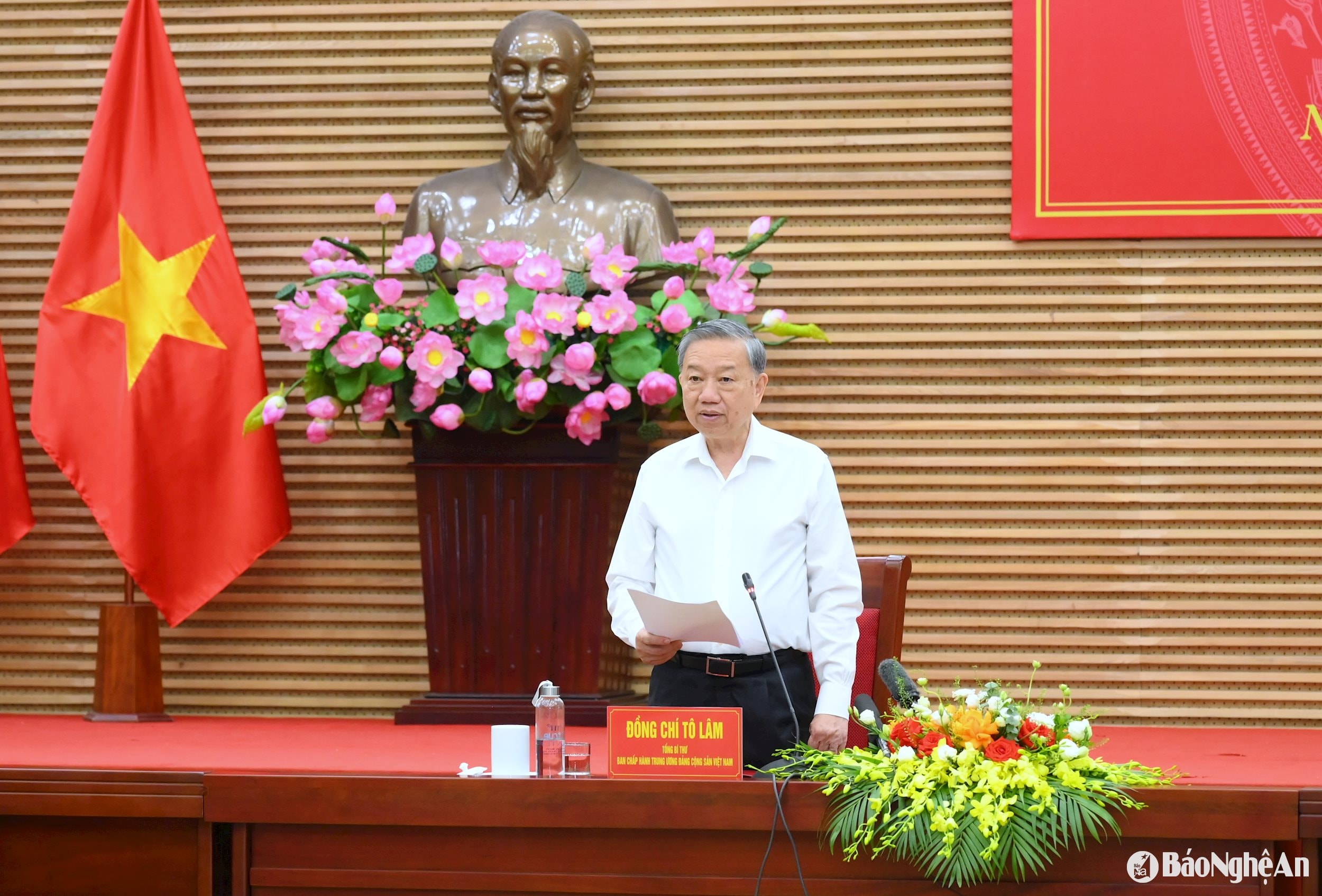 Tổng Bí thư Tô Lâm: Nghệ An phải là hình mẫu phát triển hiện đại trong kỷ nguyên mới