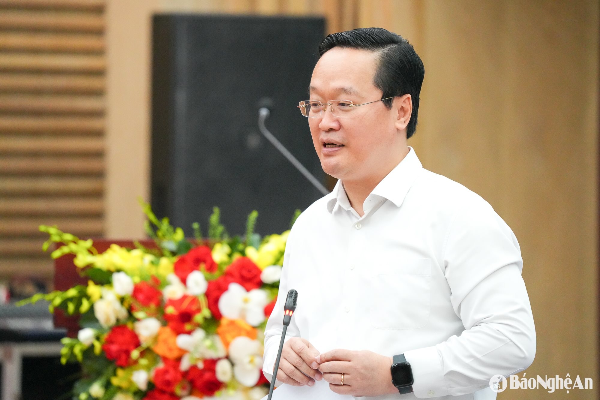 Tổng Bí thư LV với Nghệ An