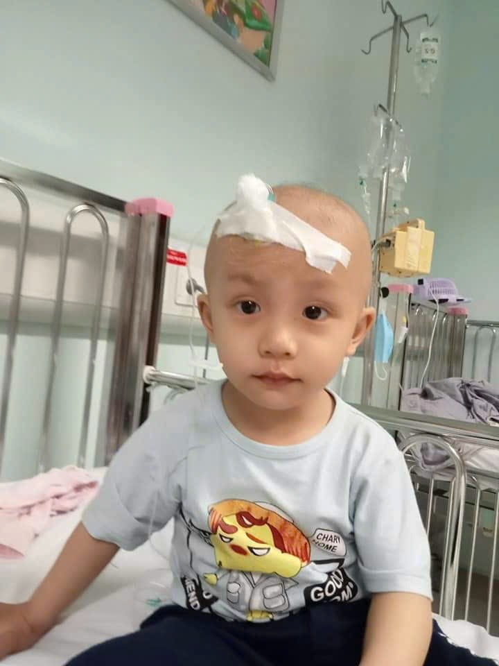 Ngo Gia Hung កូនប្រុស Truong Thi Chung និង Ngo Xuan Tuyen ។ រូបថត៖ Thu Huong