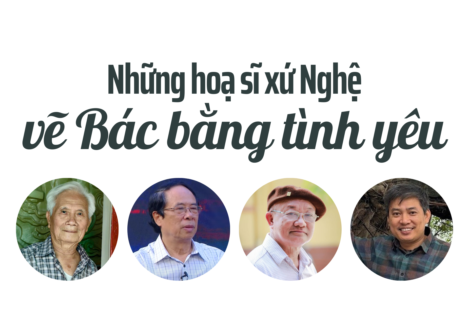 những hoạ sĩ vẽ Bác bằng trái tim 00000