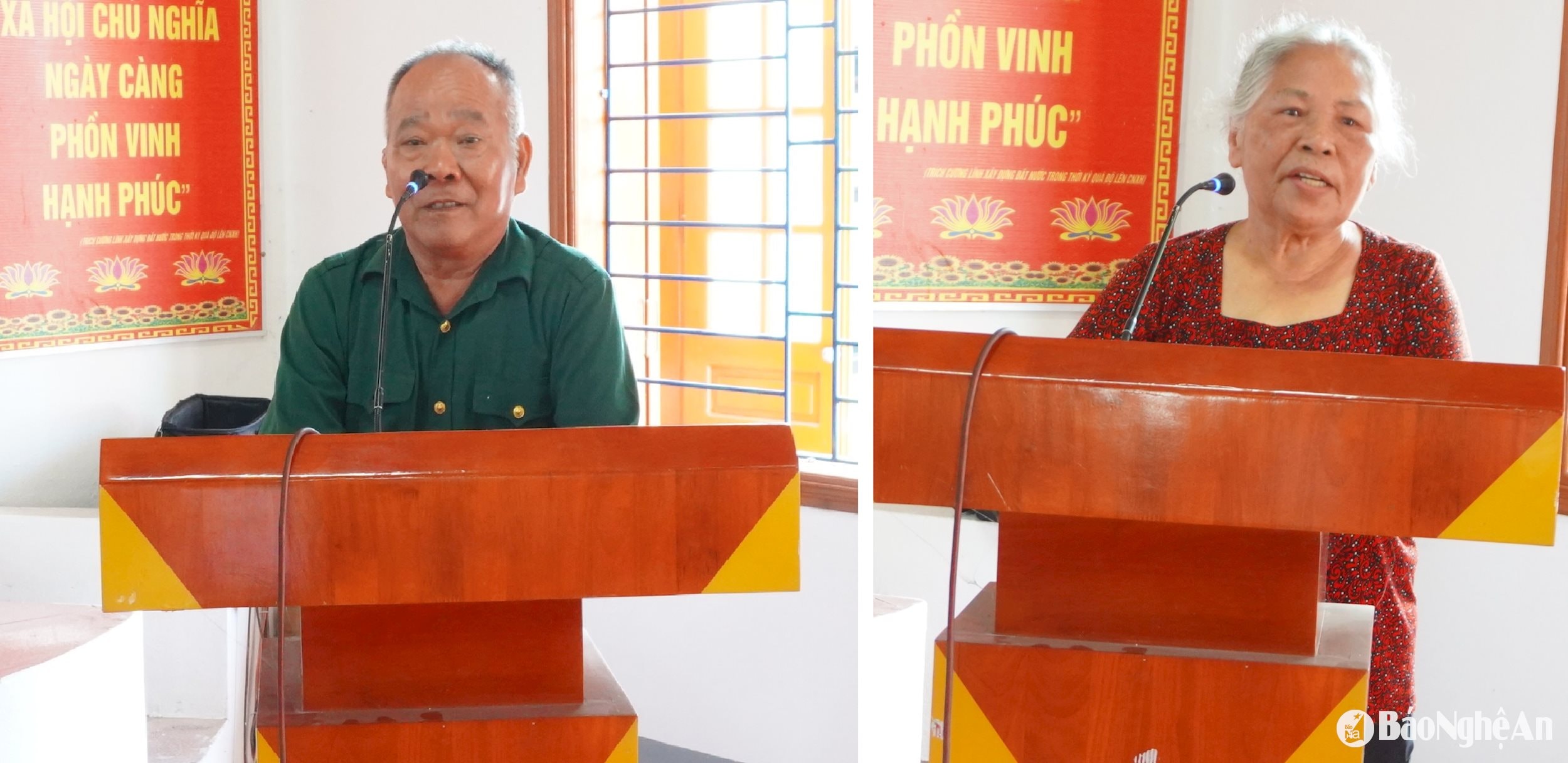 Cử tri phát biểu ý kiến