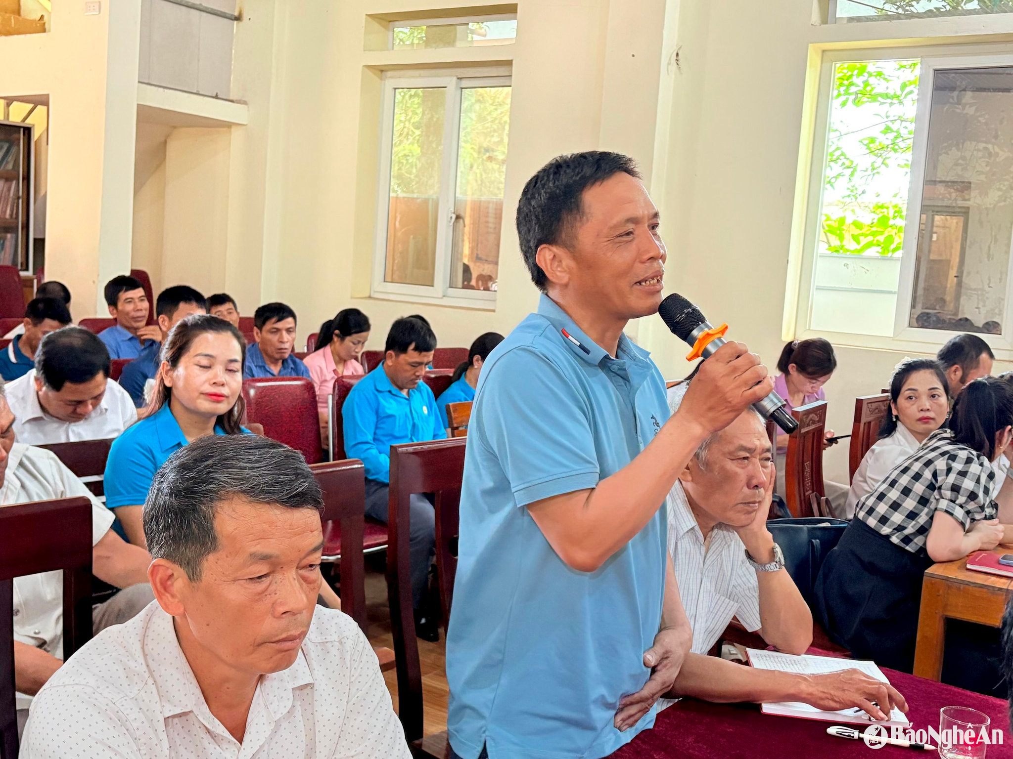 Đại biểu HĐND tỉnh Nghệ An tiếp xúc cử tri tại Nghĩa Đàn