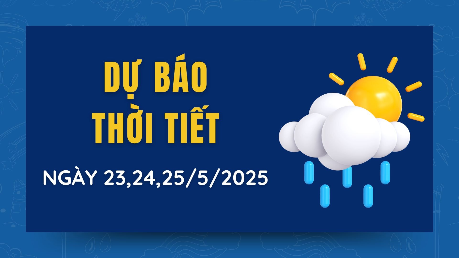 Dự báo thời tiết