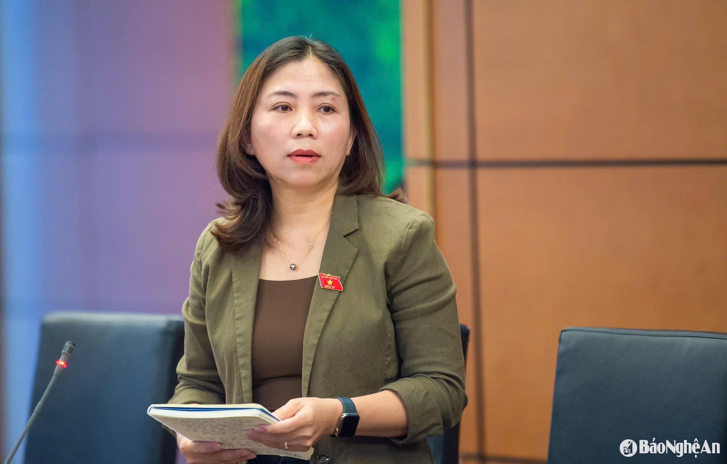Hoàng Thị Thu Hiền - Phó Chủ tịch Thường trực Hội Liên hiệp Phụ nữ tỉnh Nghệ An