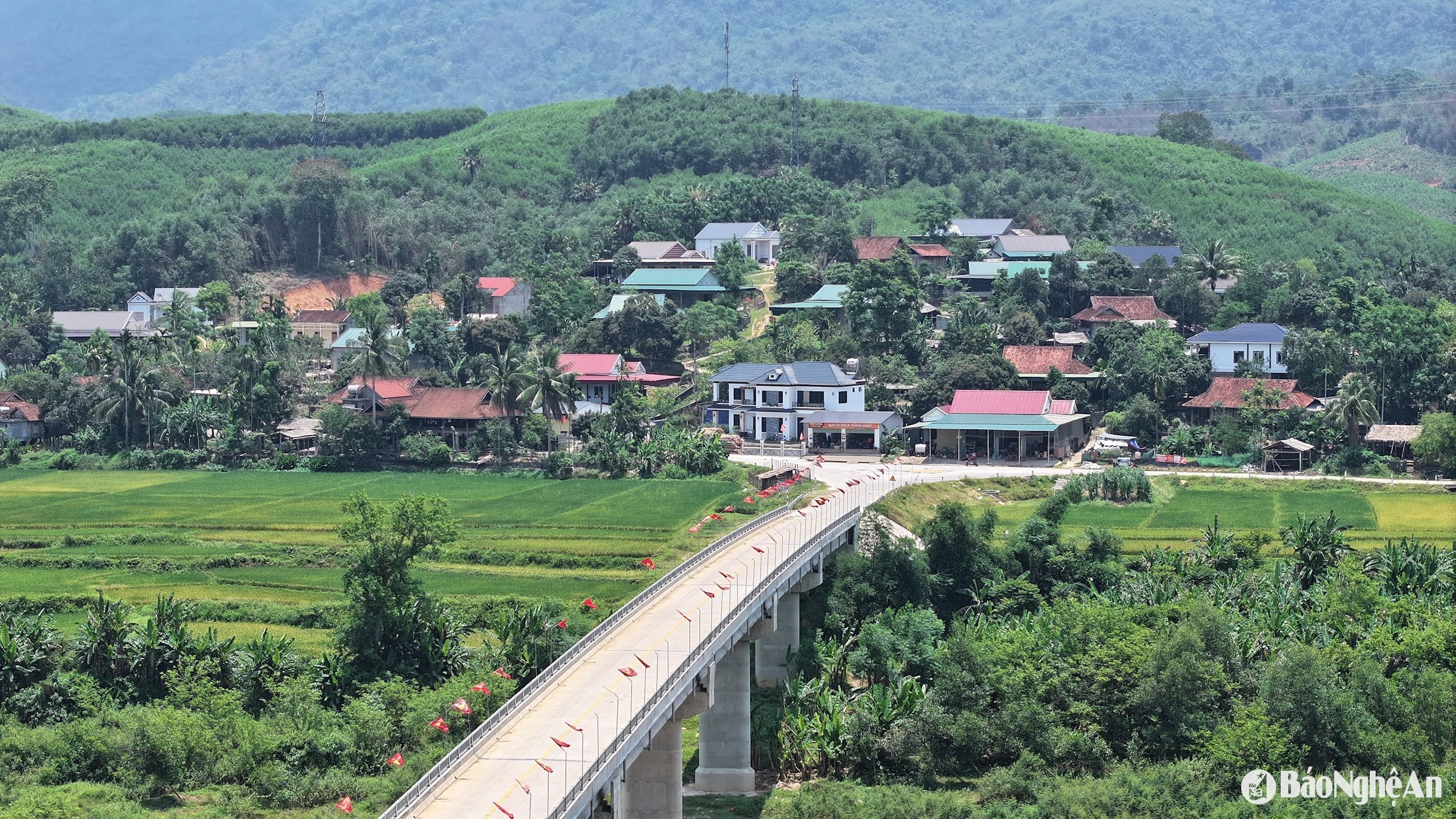 Quy Chau 지역의 Chau Thang 코뮌. 사진: 딘 투옌
