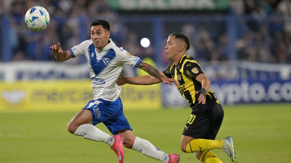 Mirá el gol de Leonardo Fernández de Peñarol ante Vélez Sarsfield por la Copa Libertadores