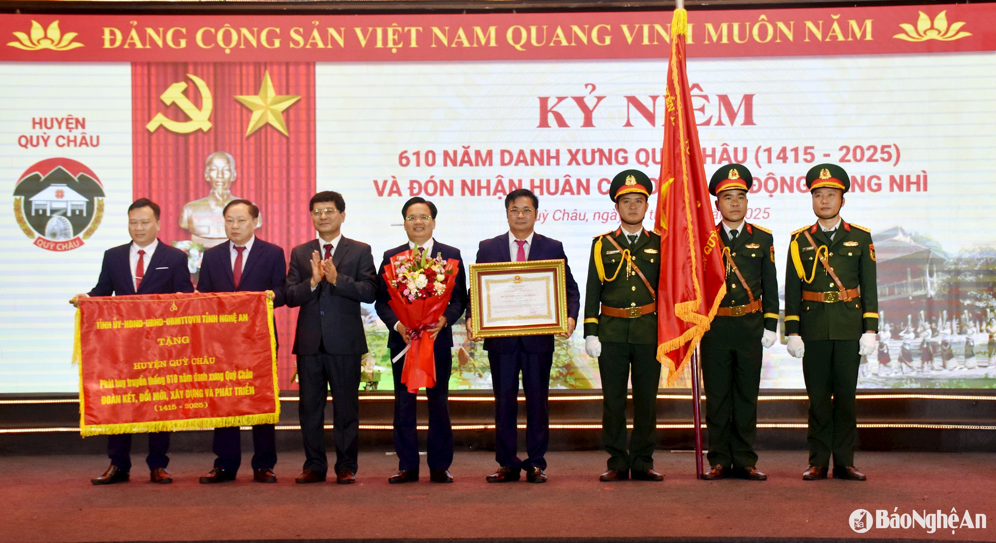Quỳ Châu kỷ niệm 610 năm danh xưng (1415-2025) và đón nhận Huân chương Lao động hạng Nhì