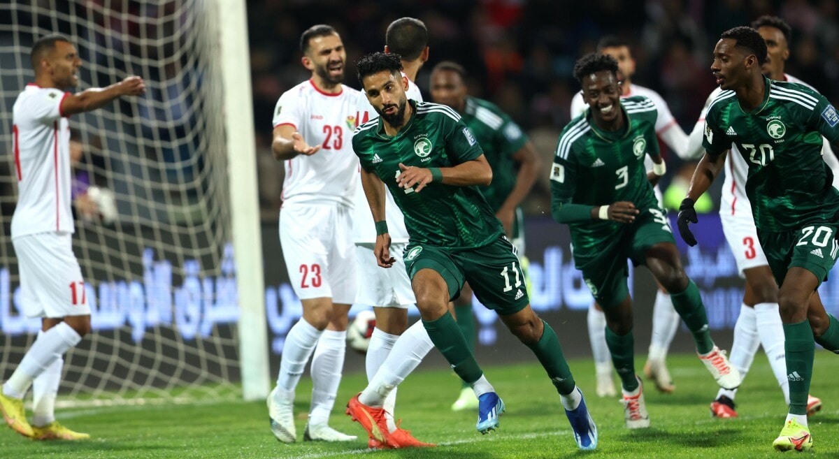 Round 2 - Group G: Jordan 0-2 Saudi Arabia