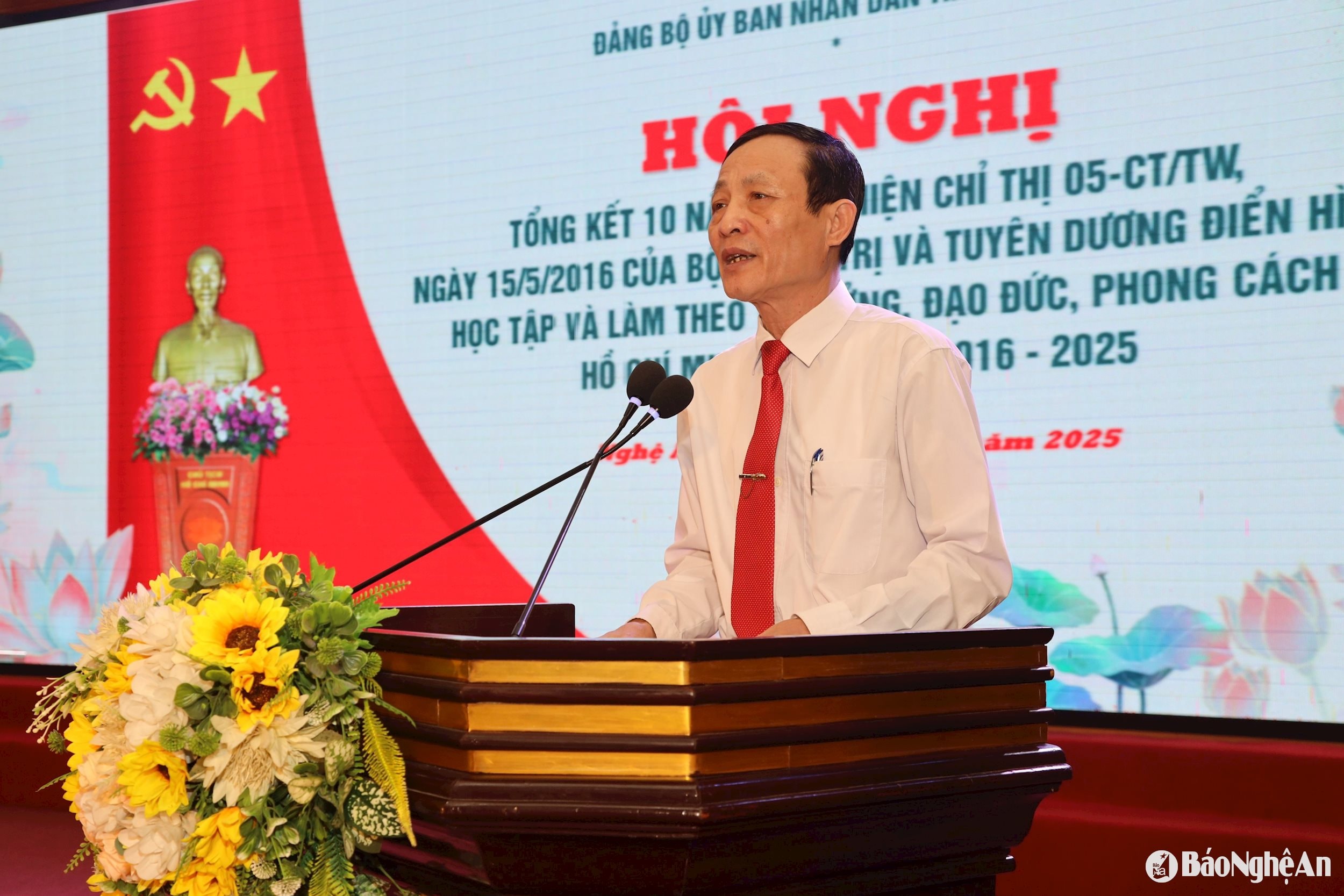Đồng chí Hoàng Văn Nhiên - Ảnh Thanh Lê