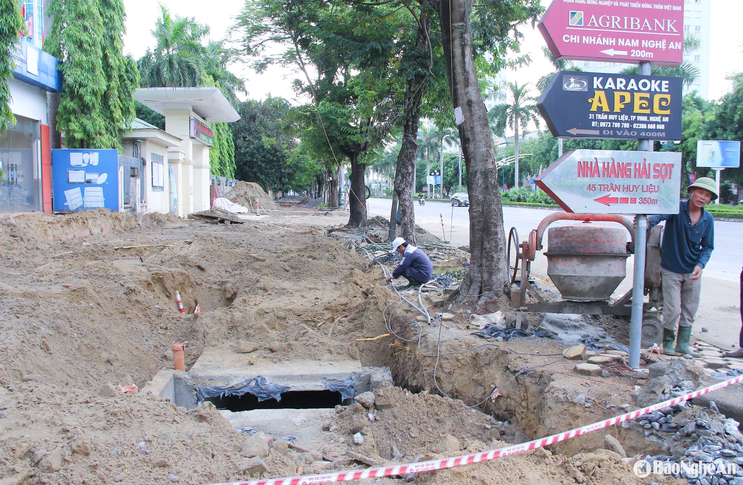 Thành phố Vinh đầu tư nâng cấp vỉa hè