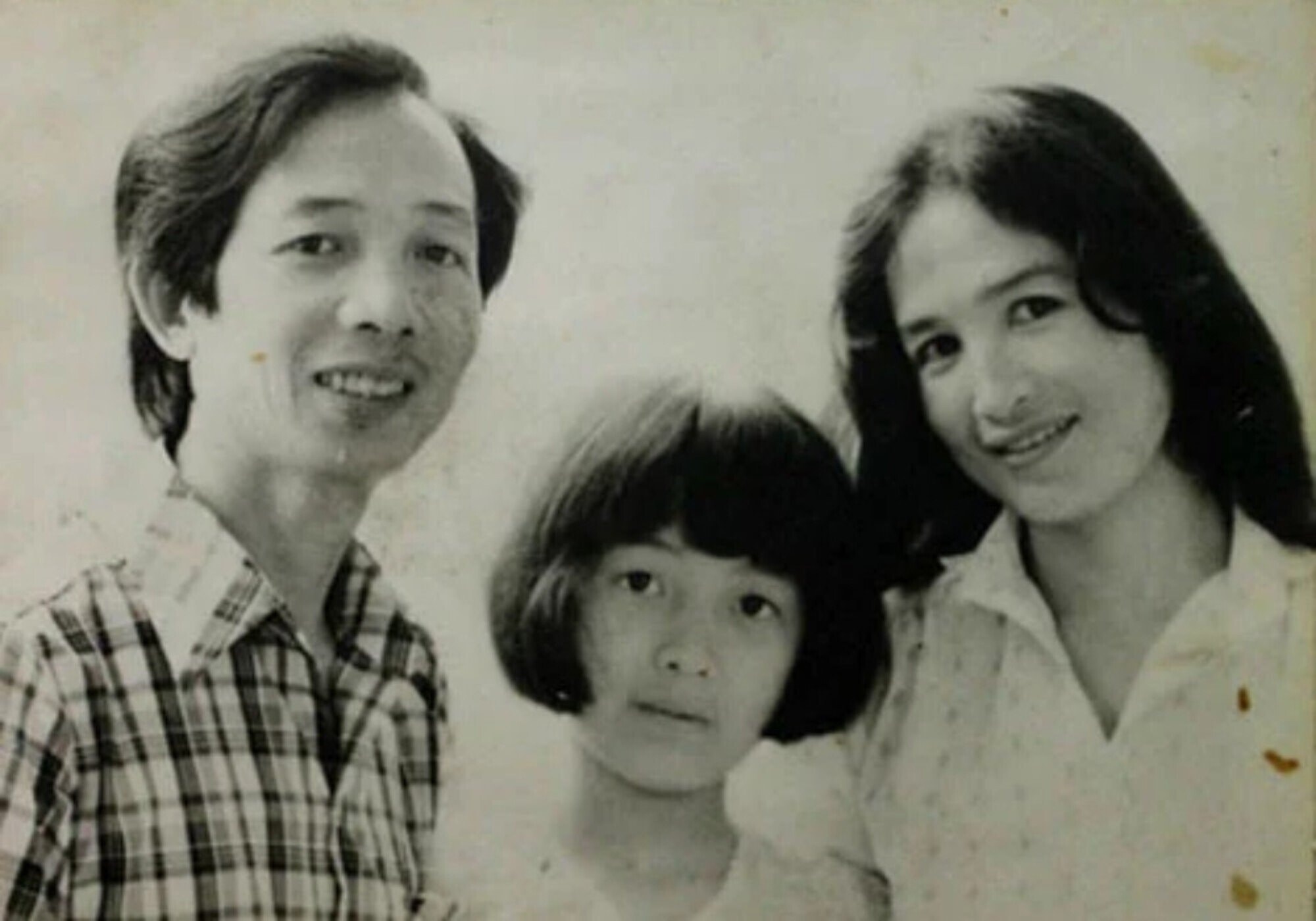 Gia đình nhỏ của NSND Trà Giang.