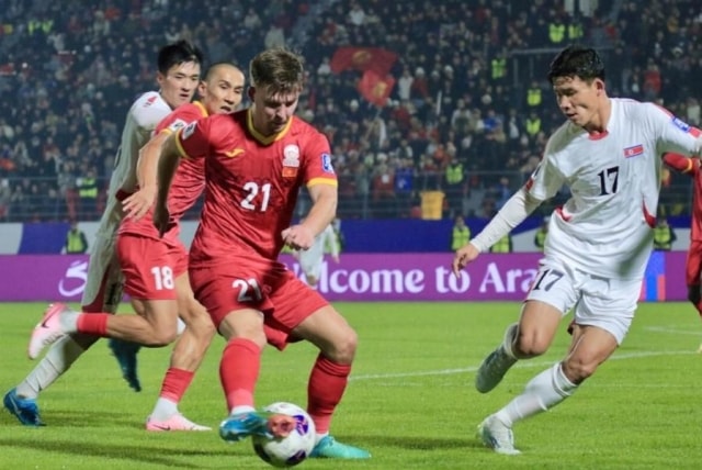 Kết quả Kyrgyzstan vs Triều Tiên: Đẩy xuống bét bảng